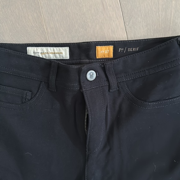 Pilcro and the Letterpress black pants stretch BNWOT size 27 - Picture 2 of 5